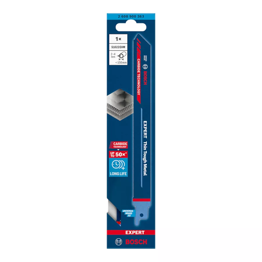 Lame scie-sabre EXPERT Thin Tough Metal S 1022 EHM Bosch